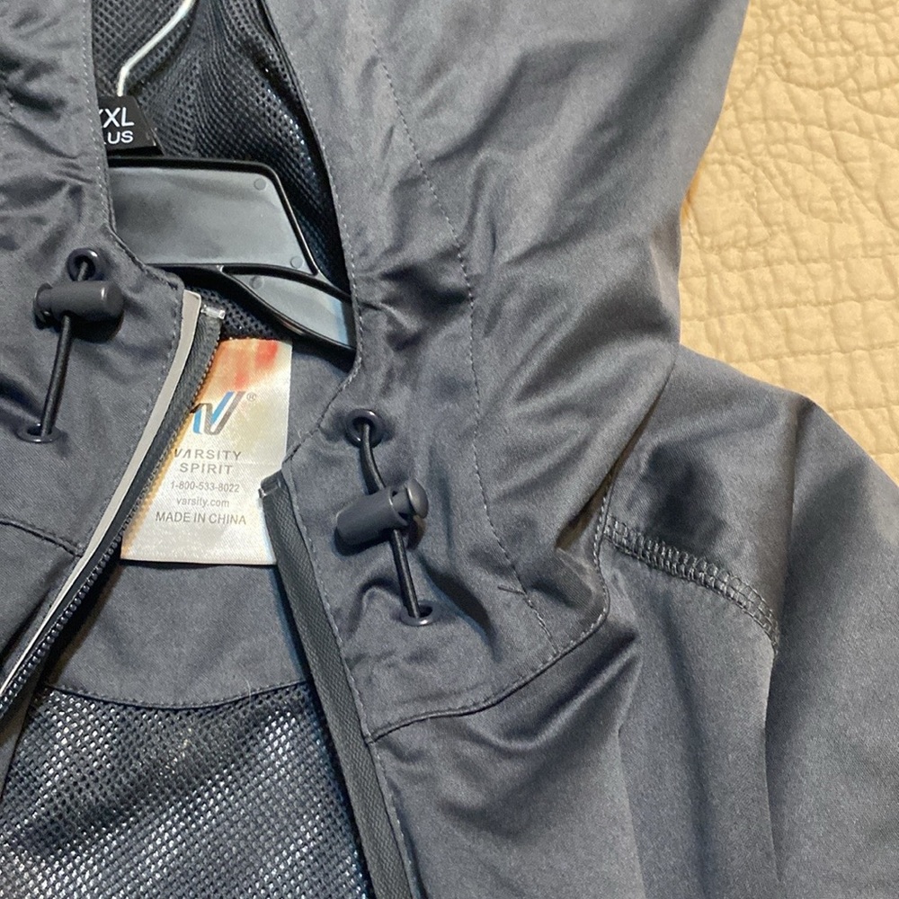 Varsity Spirit gray zip up hoodie only worn once - Picture 2 of 5